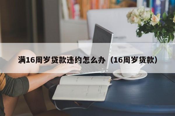 满16周岁贷款违约怎么办(16周岁货款)